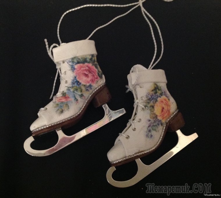 Фигурные коньки для куклы