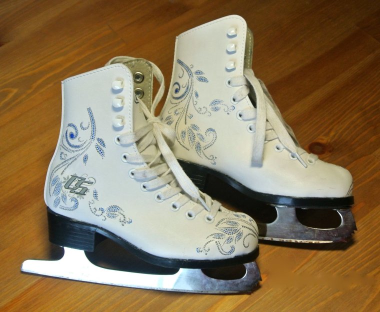 Разрисованные коньки