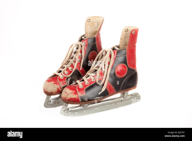 Хоккейные коньки ретро