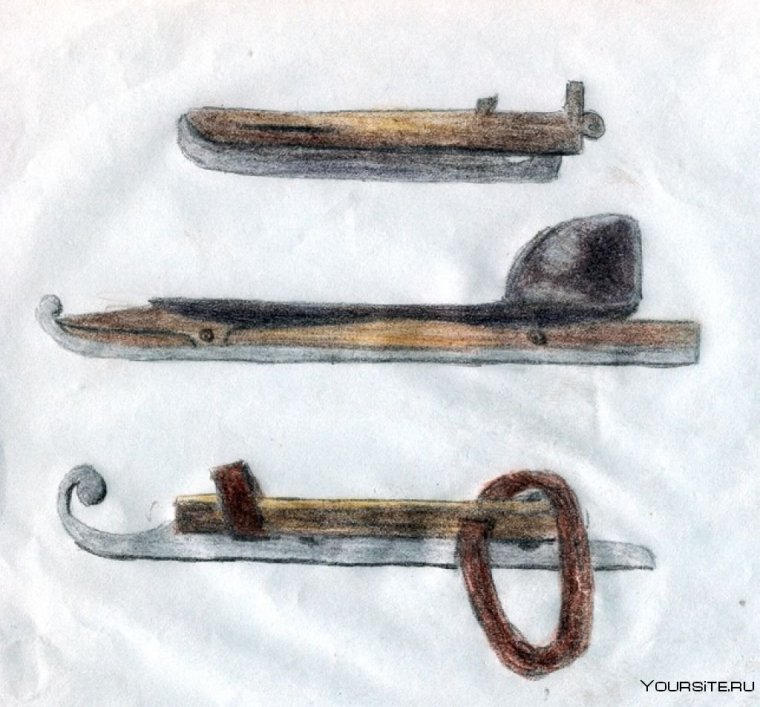 Первые коньки для фигурного катания