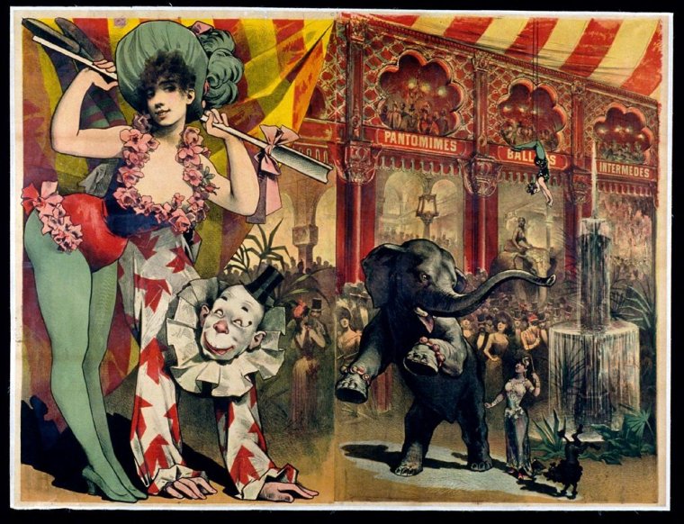 Клоуны бродячего цирка 19 век
