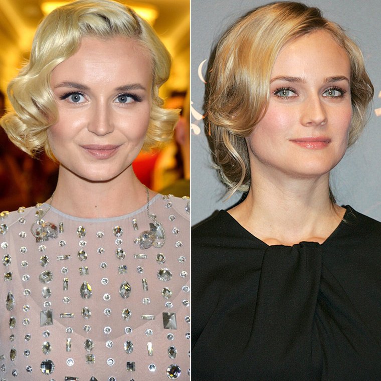 Полина Гагарина похожа на Диану Крюгер