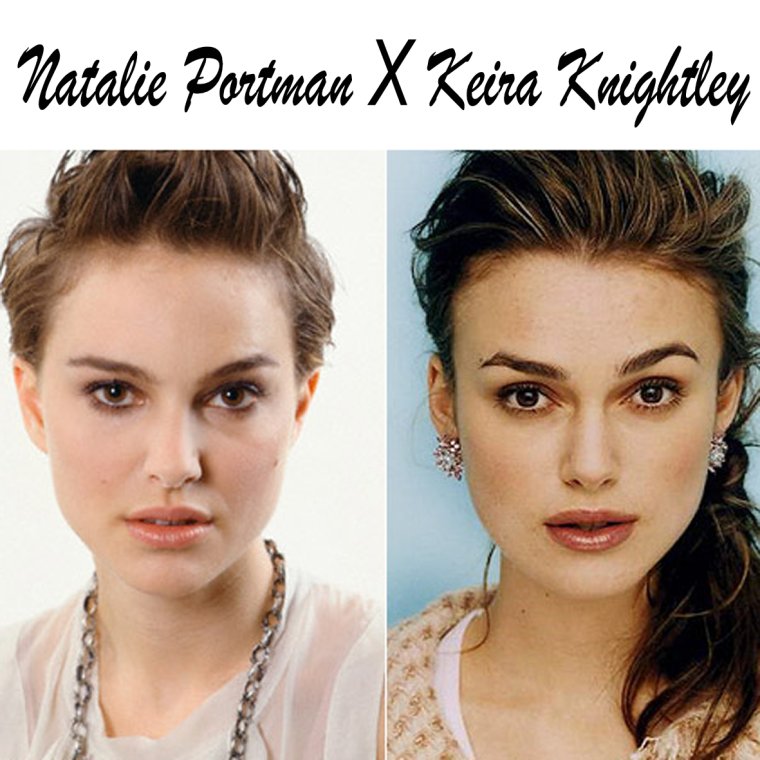 Кира Найтли похожа на Натали Портман