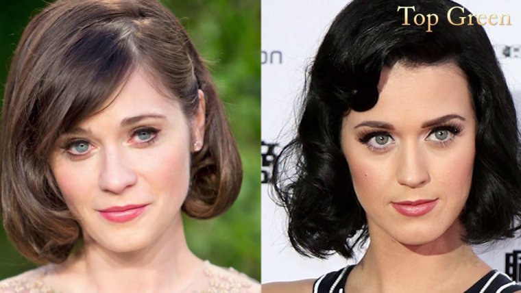 Дешанель и Кэти Перри