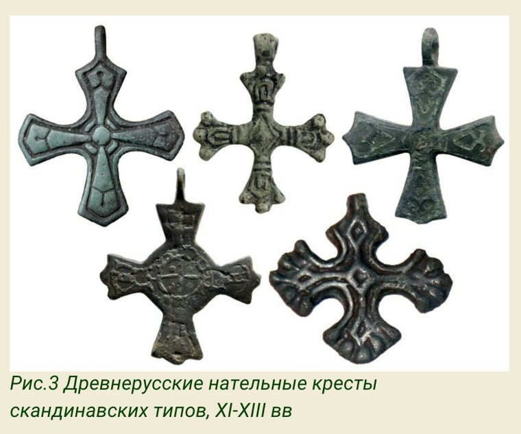 Крест древняя Русь Скандинавия 10 век