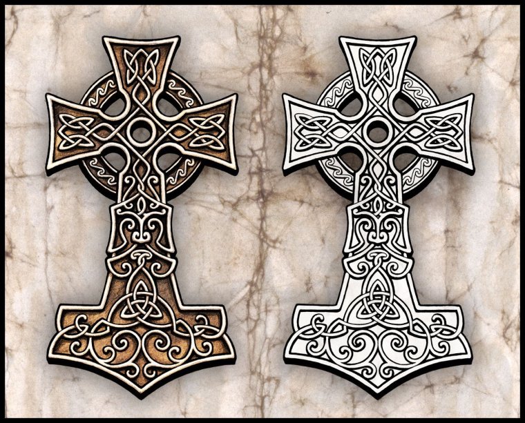 Скандинавский крест тату