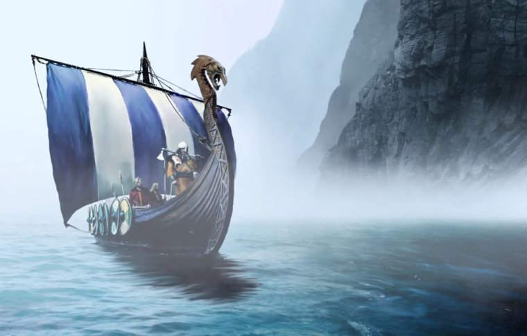 Драккар викингов