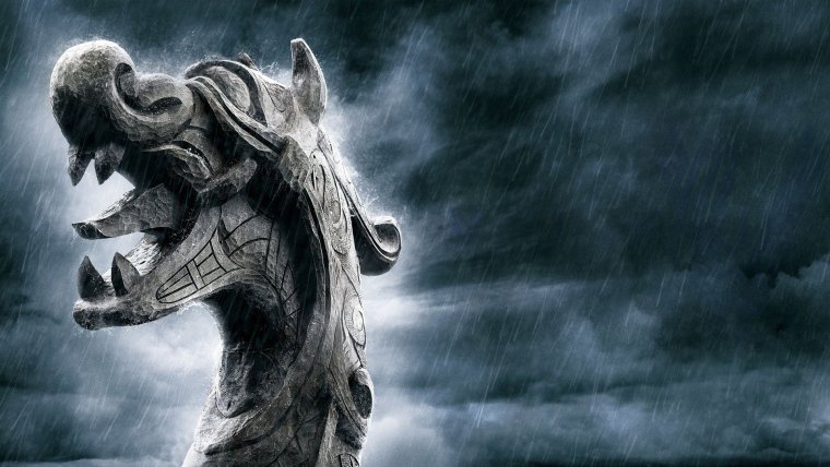 Голова Драккара викингов