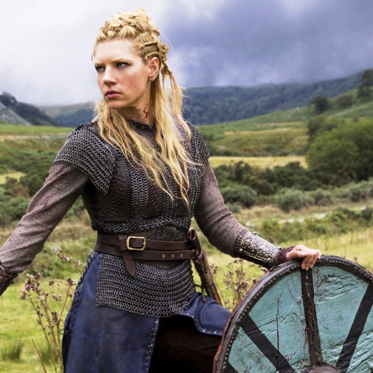 Кэтрин Уинник Викинги блондинка