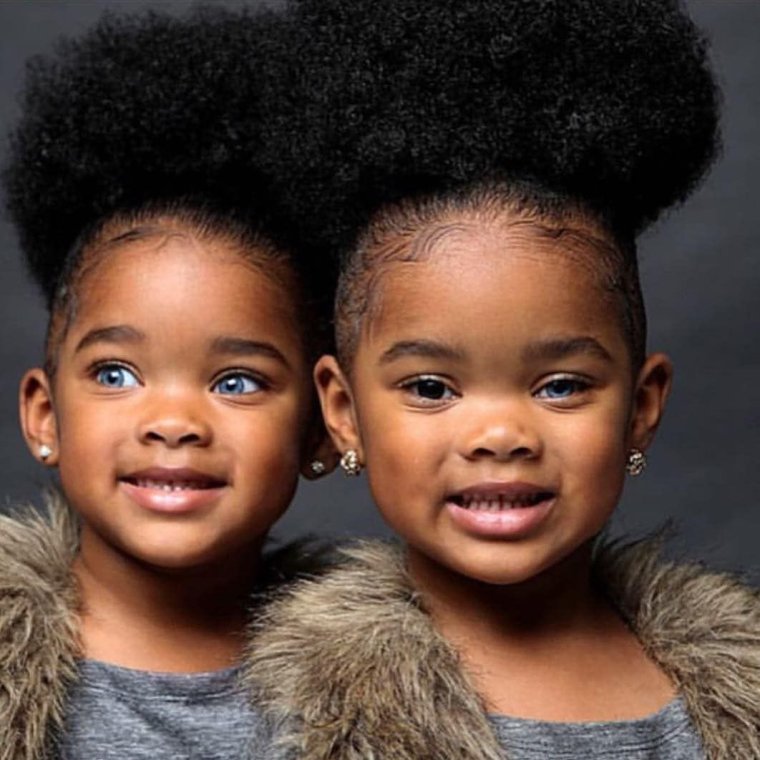 Темнокожие Близнецы Меган и Морган