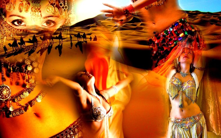 Восточные танцы фон