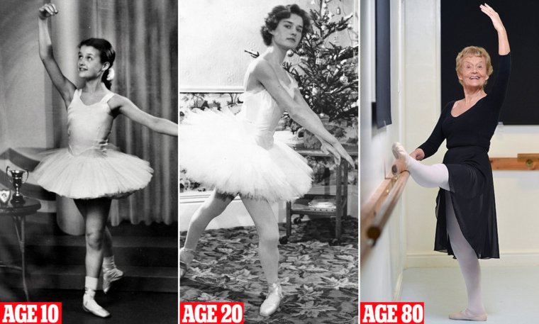 Возрастная балерина