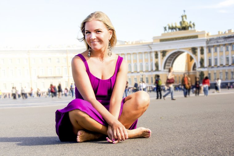 Девушка в Питере