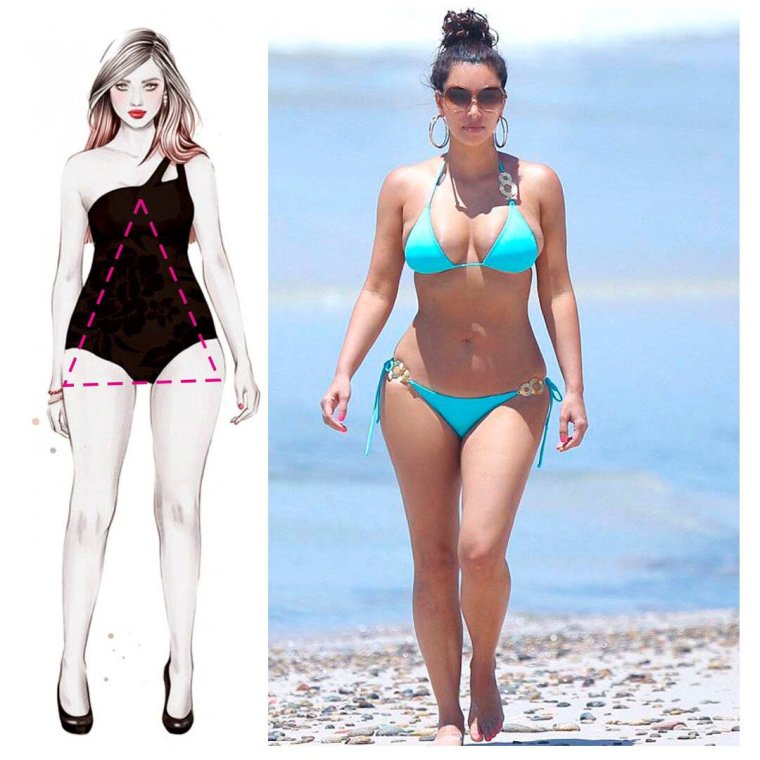 Синди Кроуфорд фигура перевернутый треугольник