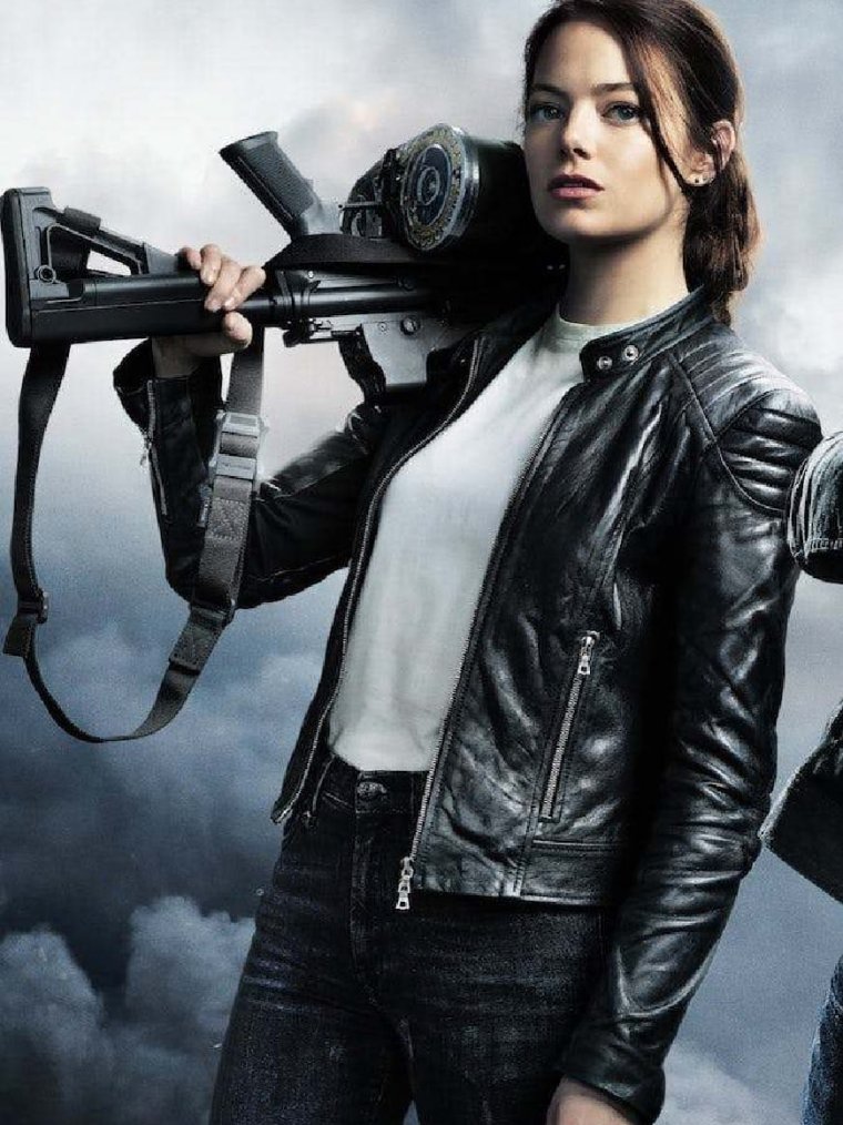 Эмма Стоун Зомбилэнд 2