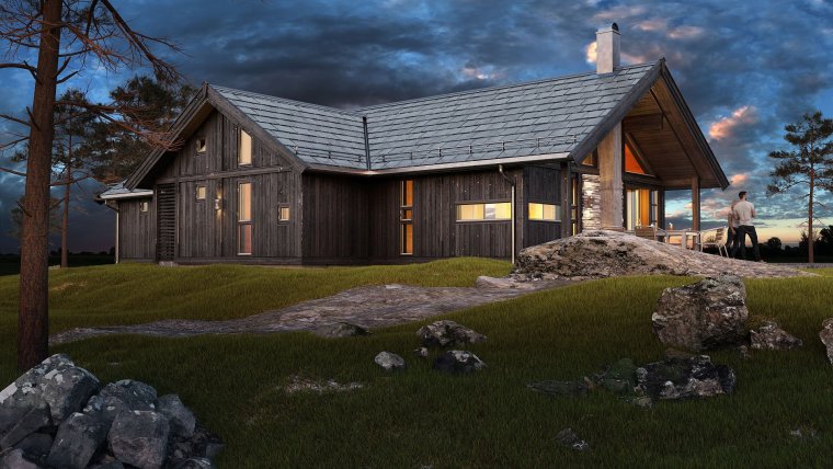 Финский дом Скандинавия