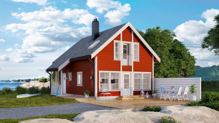 "Норвежский дом 105 "Skandis"