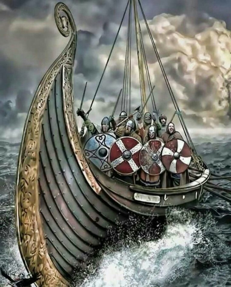 Драккар викингов