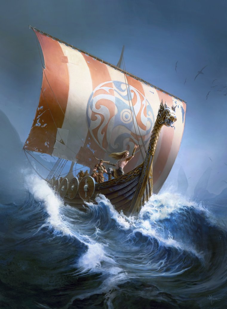 Корабли Драккар норманнов