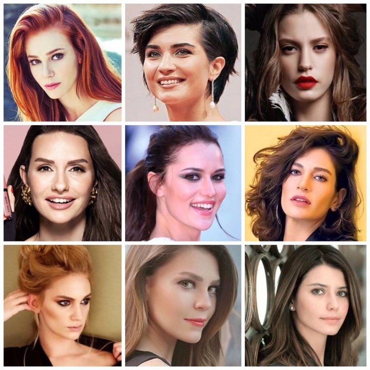 Турецкие актеры коллаж