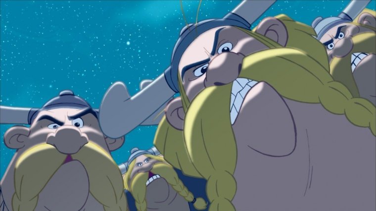 Мультфильм Астерикс и Викинги Постер