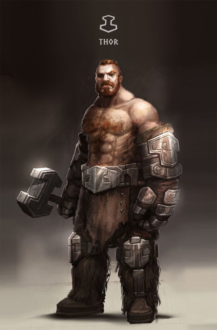 Скандинавские боги арт