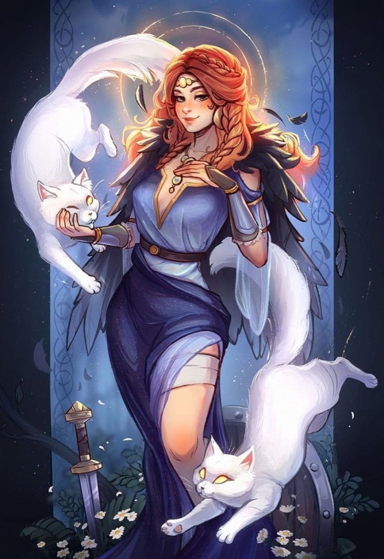 Фрейя богиня Скандинавская