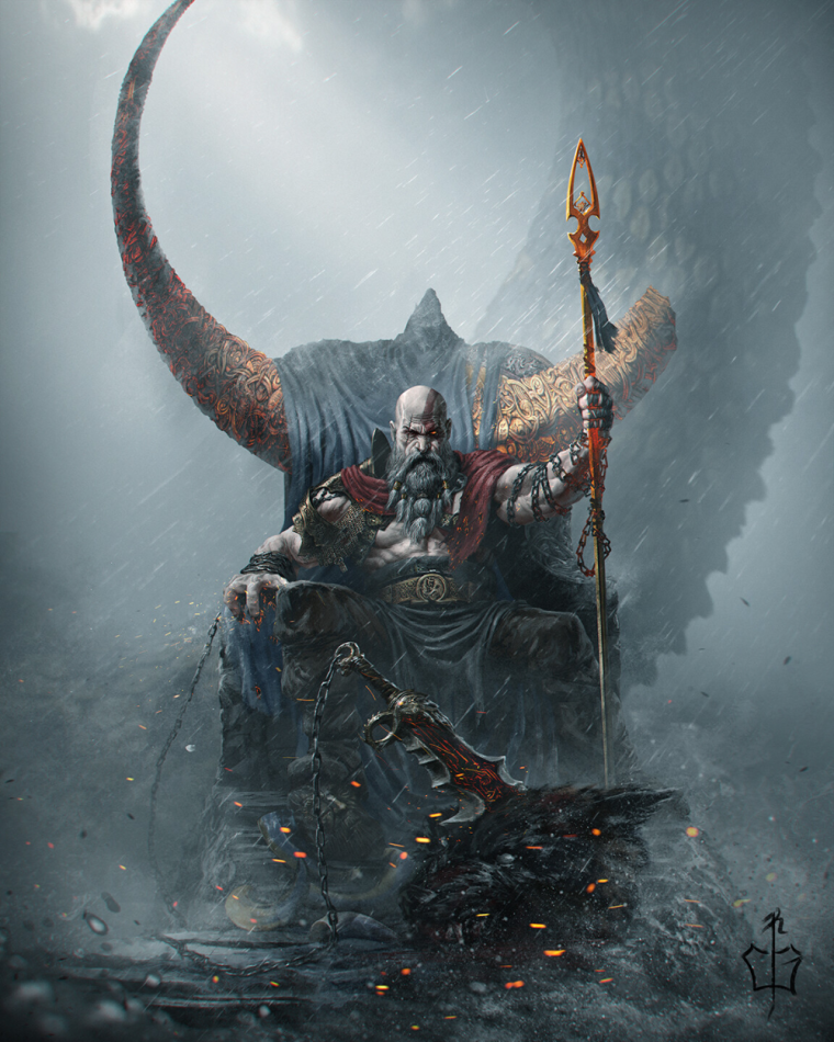 Кратос God of War Рагнарек