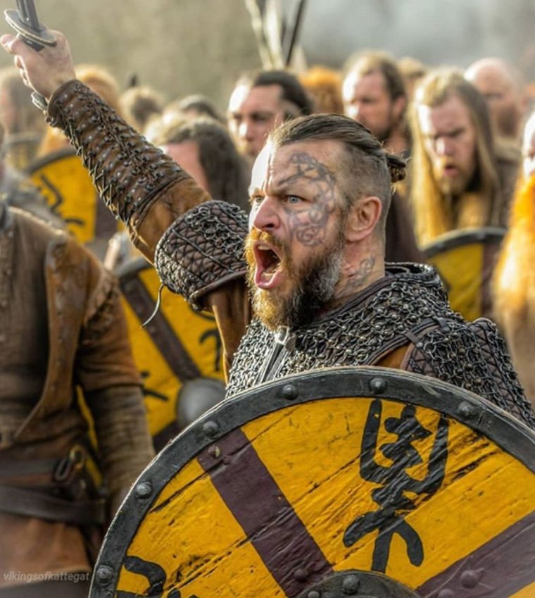 Рагнар Лодброк с щитом