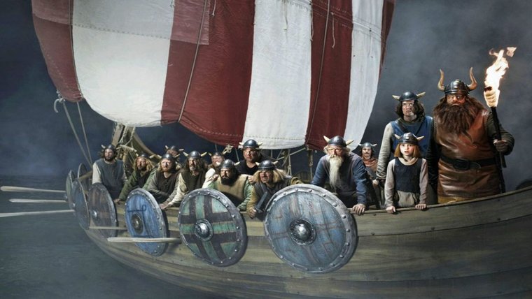 Корабль викингов арт