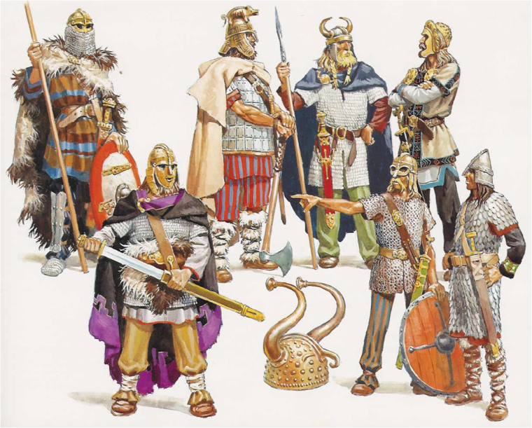 Доспехи 10 век англосаксы