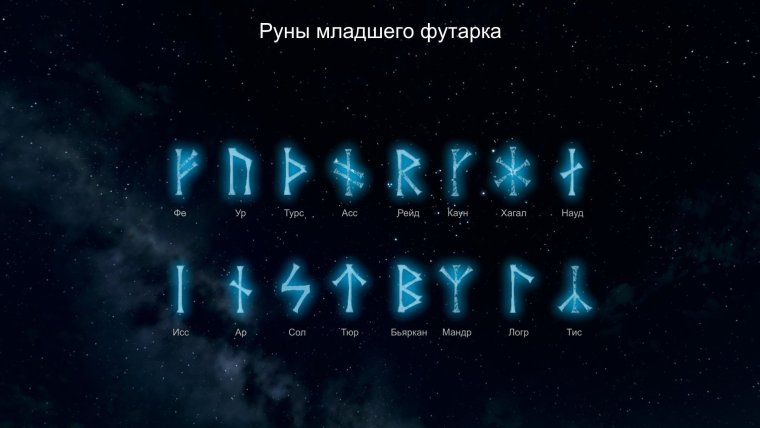 Руны старший и младший футарк