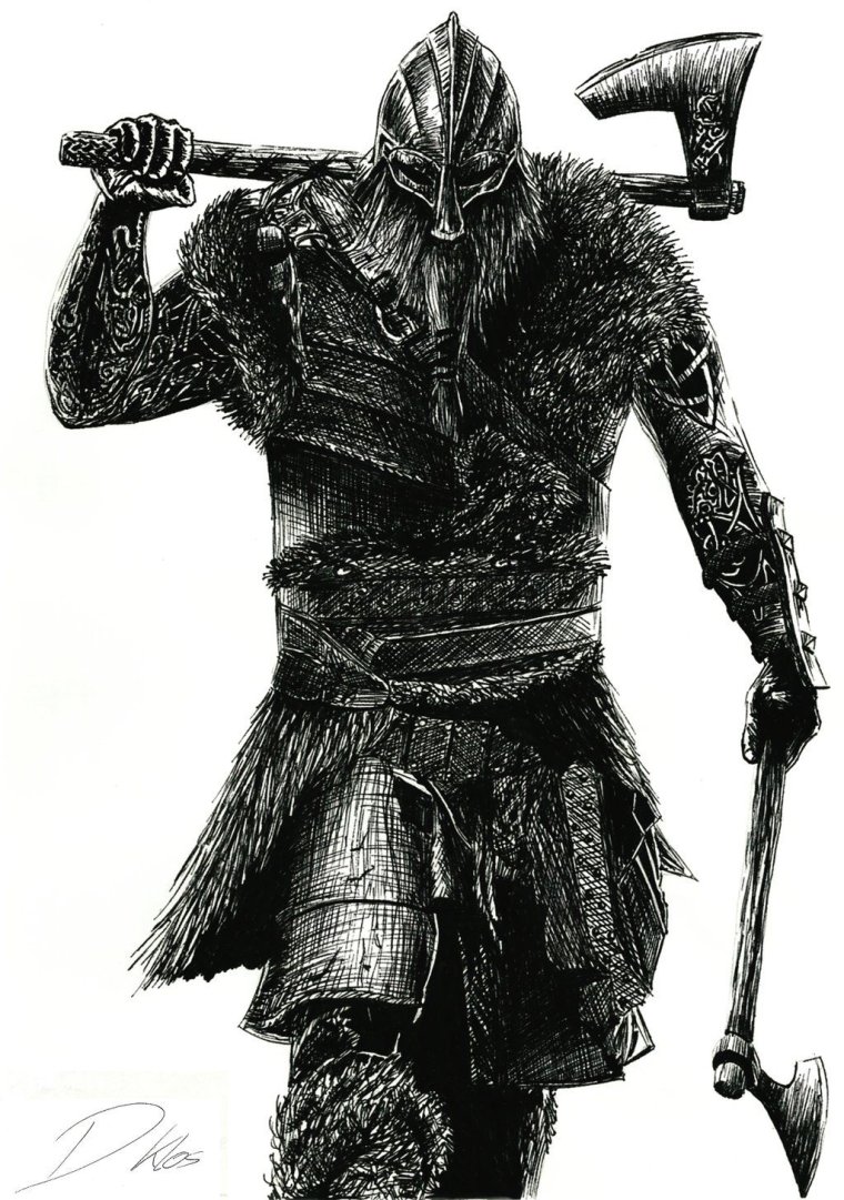 Скандинавский Берсеркер Викинг