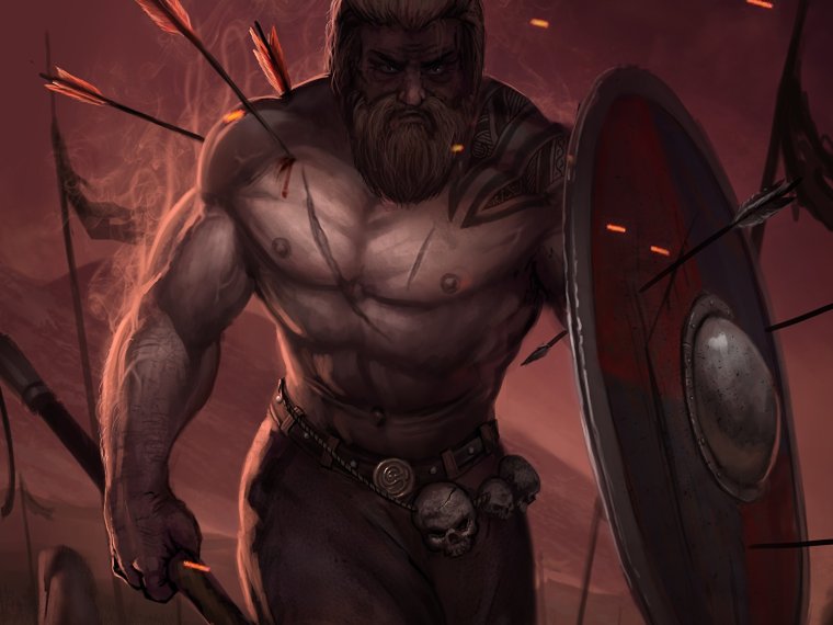 Берсерк Викинг арт