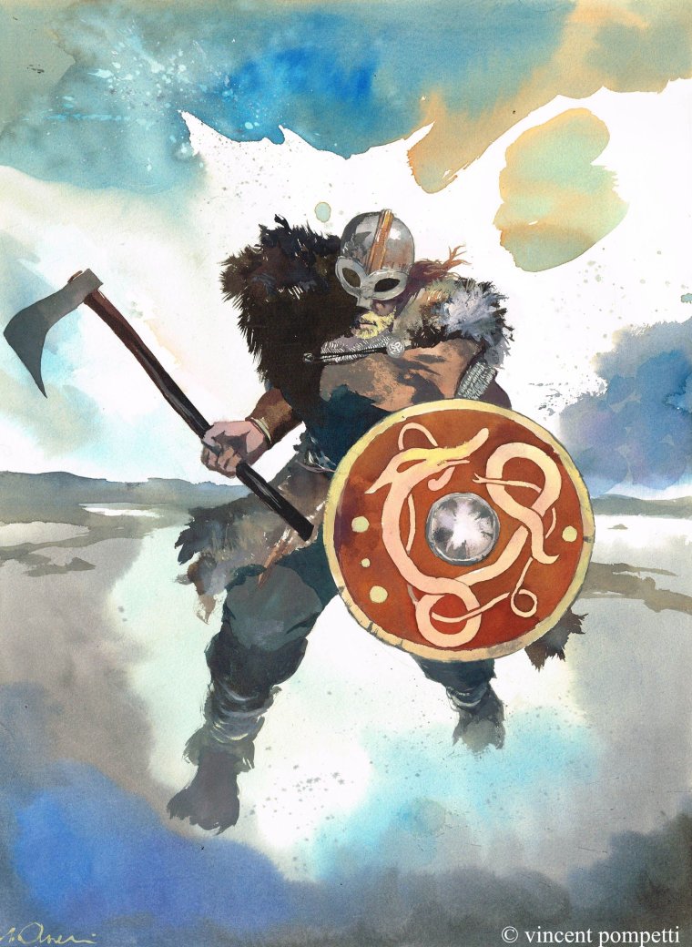 Берсерк Скандинавский воин