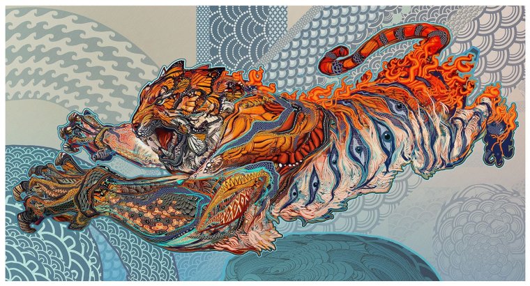 Психоделический тигр