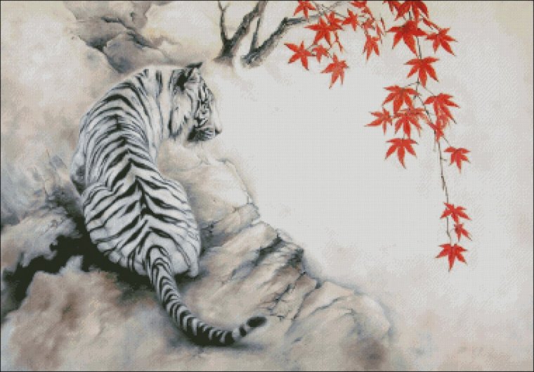 Белый тигр в мифологии Китая