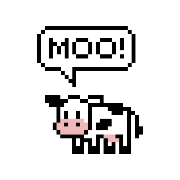 Пиксельные коровы