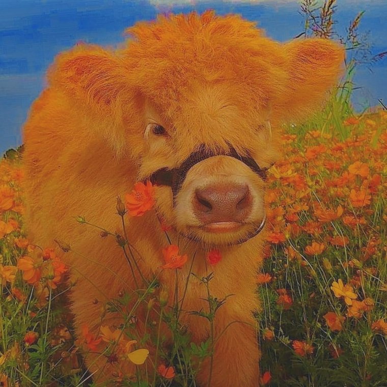 Пушистая корова