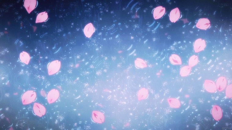 Лепестки Сакуры на воде