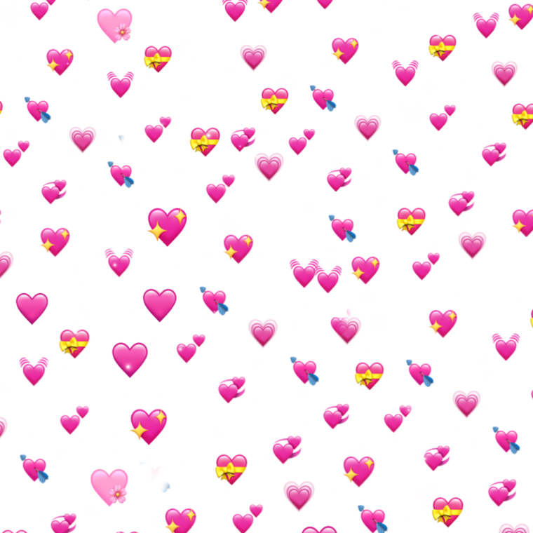 Много сердечек