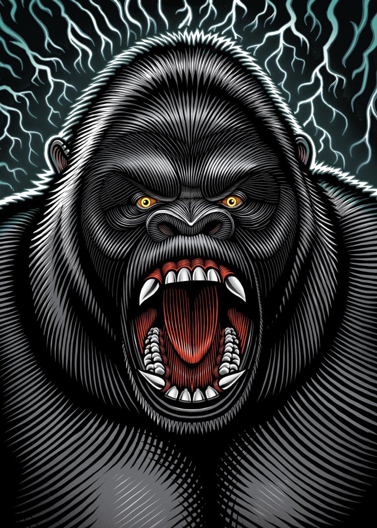 Горилла арт