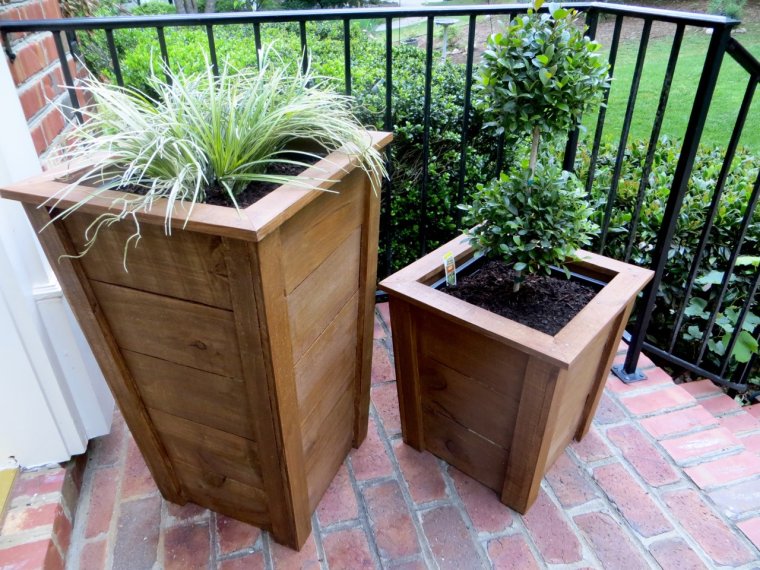 Кашпо "Wood Planter" l