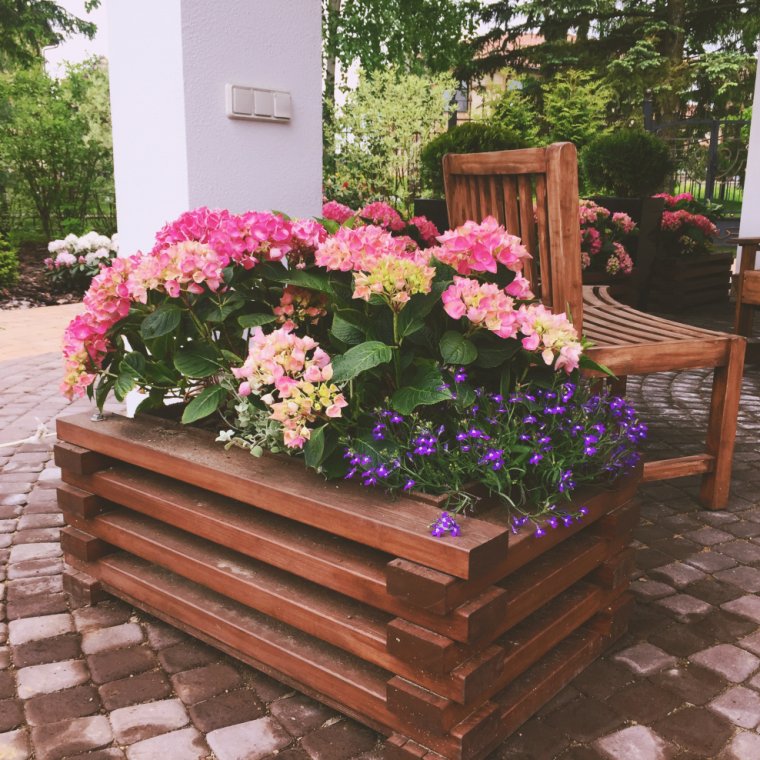 Уличные клумбы для цветов