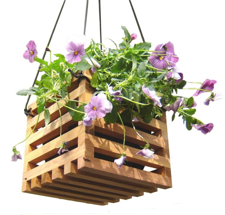Подвесные кашпо для цветов уличные