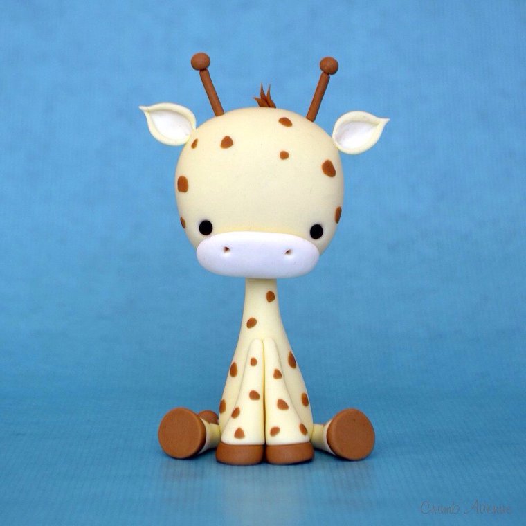 Фигурки из пластилина Жираф