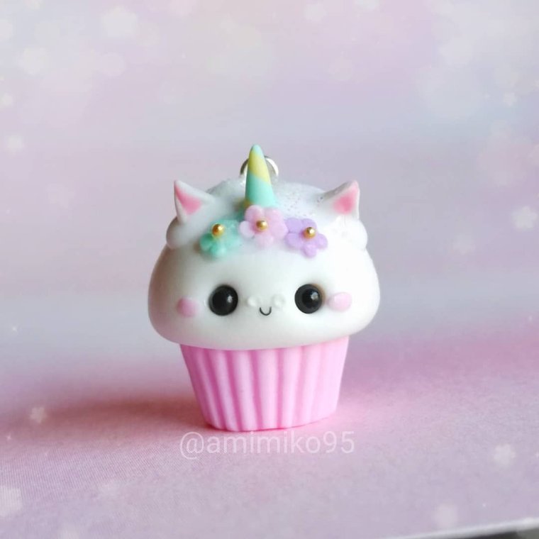 Фигурки кексики из полимерной глины