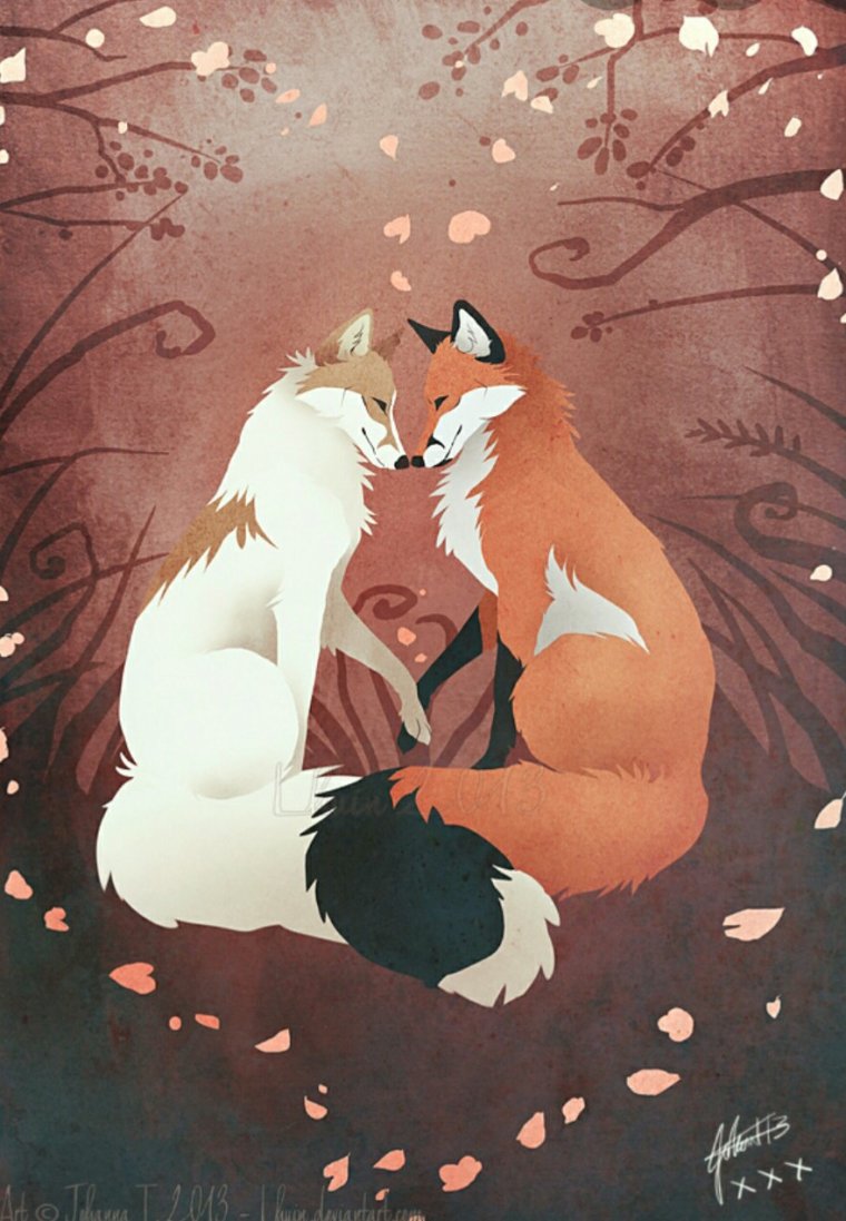 Арты с лисами