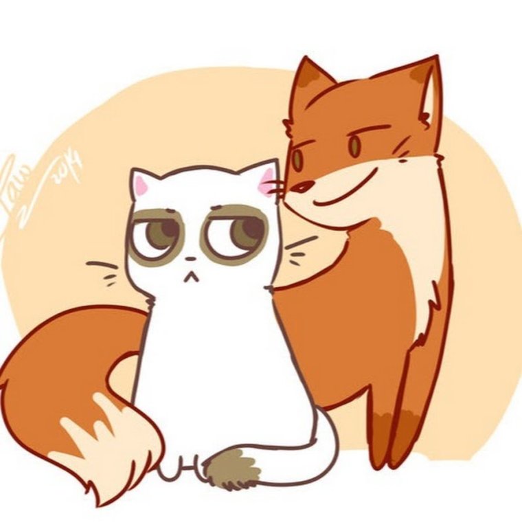 Котик и Лисичка