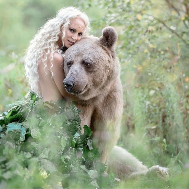 Фотосессия с медведем